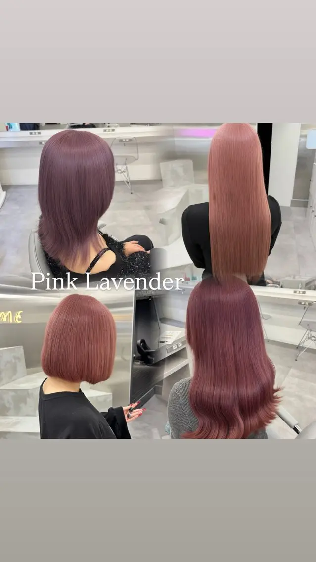 セミロング カラー カット ヘアカラー 🧸🎀ブリーチ ‪栄🎀🧸かのんのヘアスタイル
