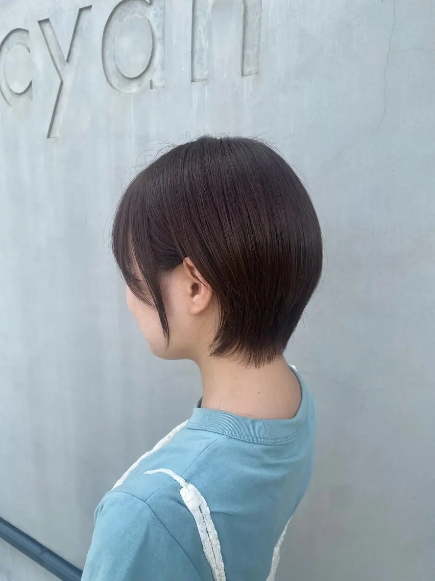 ショート ショートヘア cyan hinaのヘアスタイル