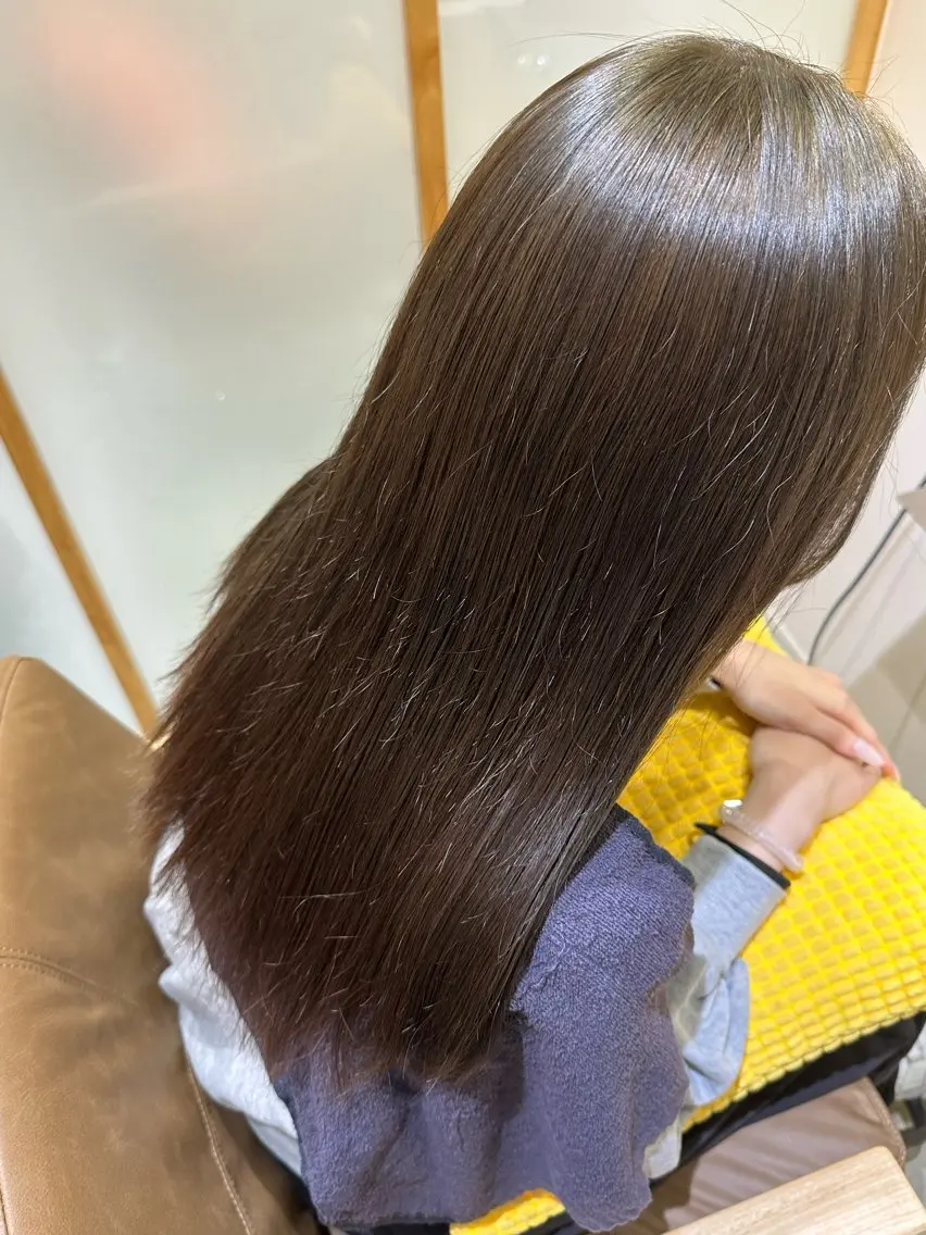 セミロング ヘアカラー トリートメント ౨ৎ︎Zina 川口 KIRARI౨ৎのヘアスタイル
