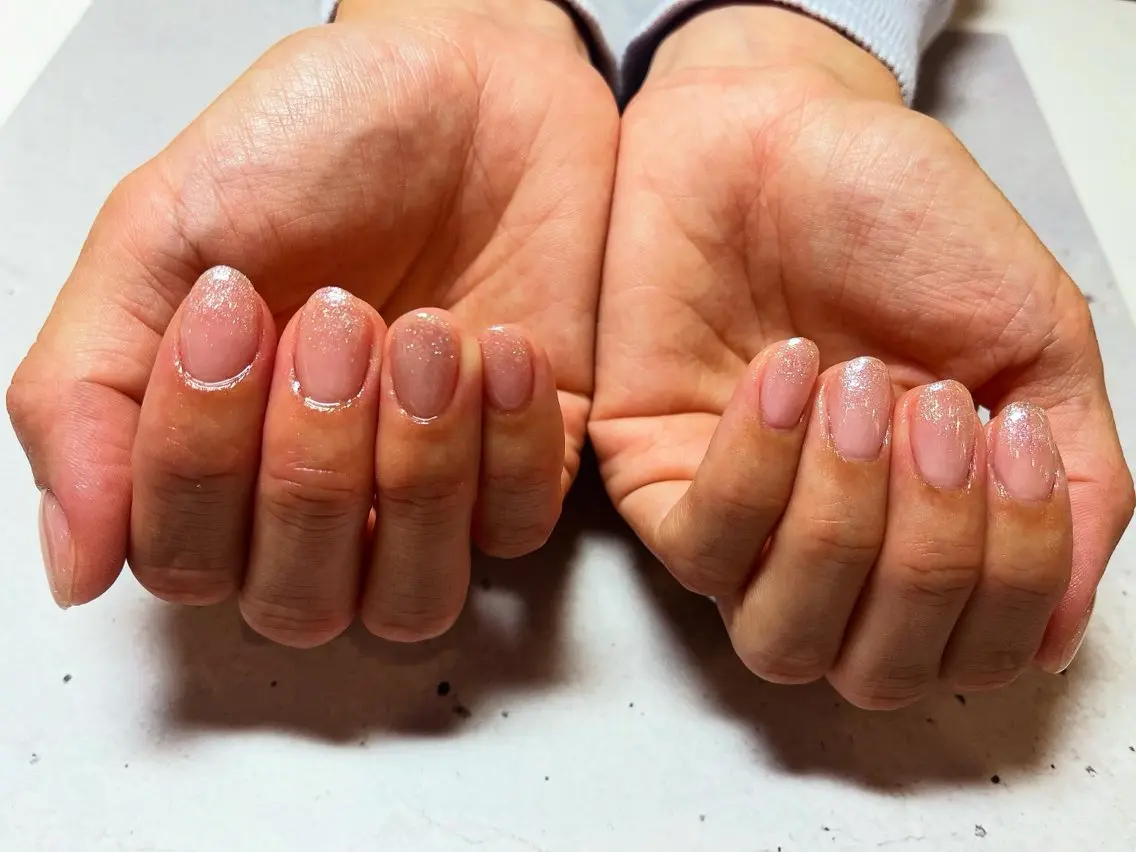 ハンド ワンカラー、ラメグラ(オフ有り)の写真
