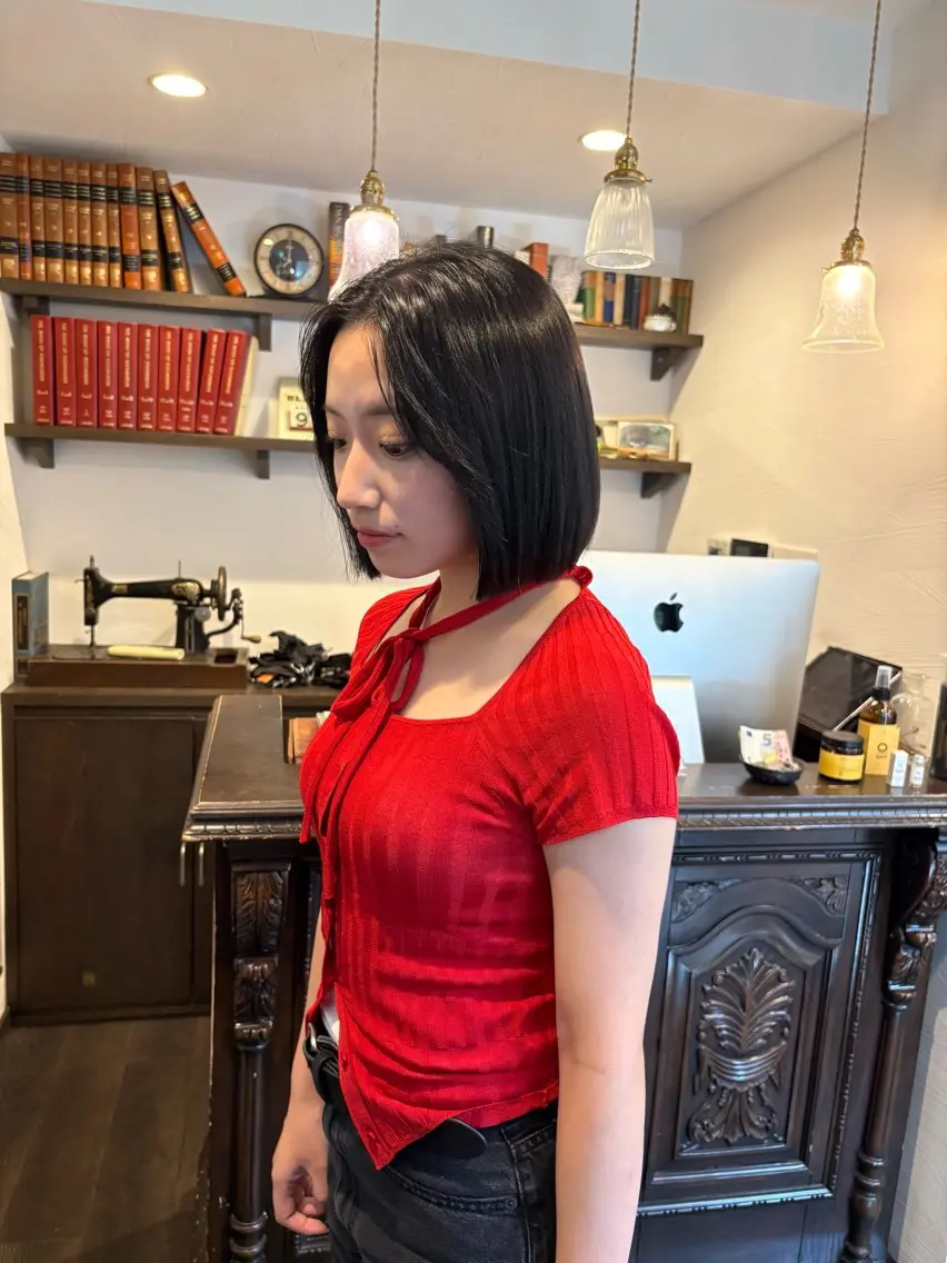 ショート カラー カット 目黒美容室/本橋 真樹のヘアスタイル