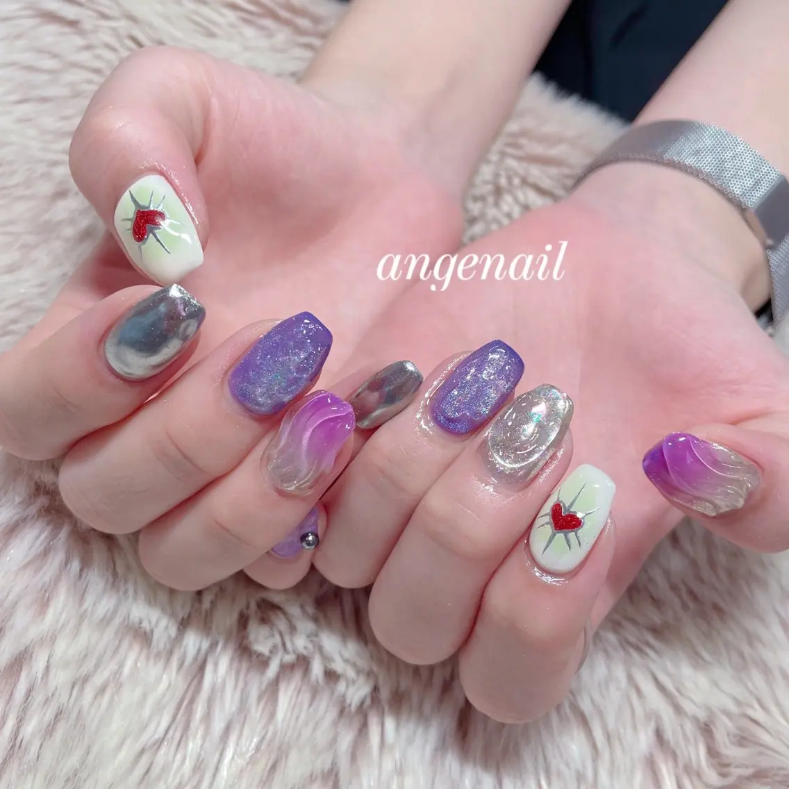 ネイル ハンドネイル オーナーネイリスト MAKIのネイルデザイン