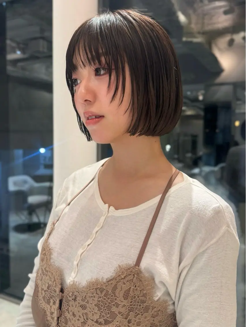 ショート ボブ 似合わせボブ/ 大人ボブ🩵しおのヘアスタイル