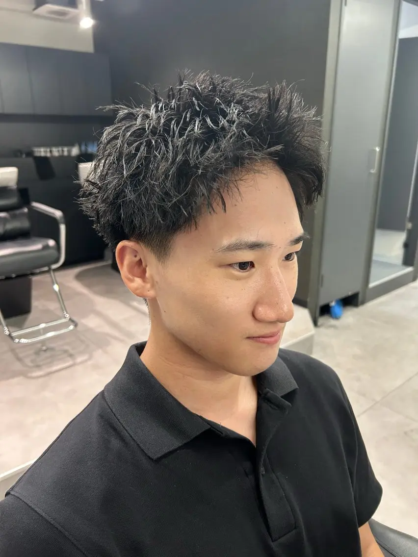 ショート メンズ カット 🌀メンズパーマ特化 名古屋/しゅうと🌀のヘアスタイル