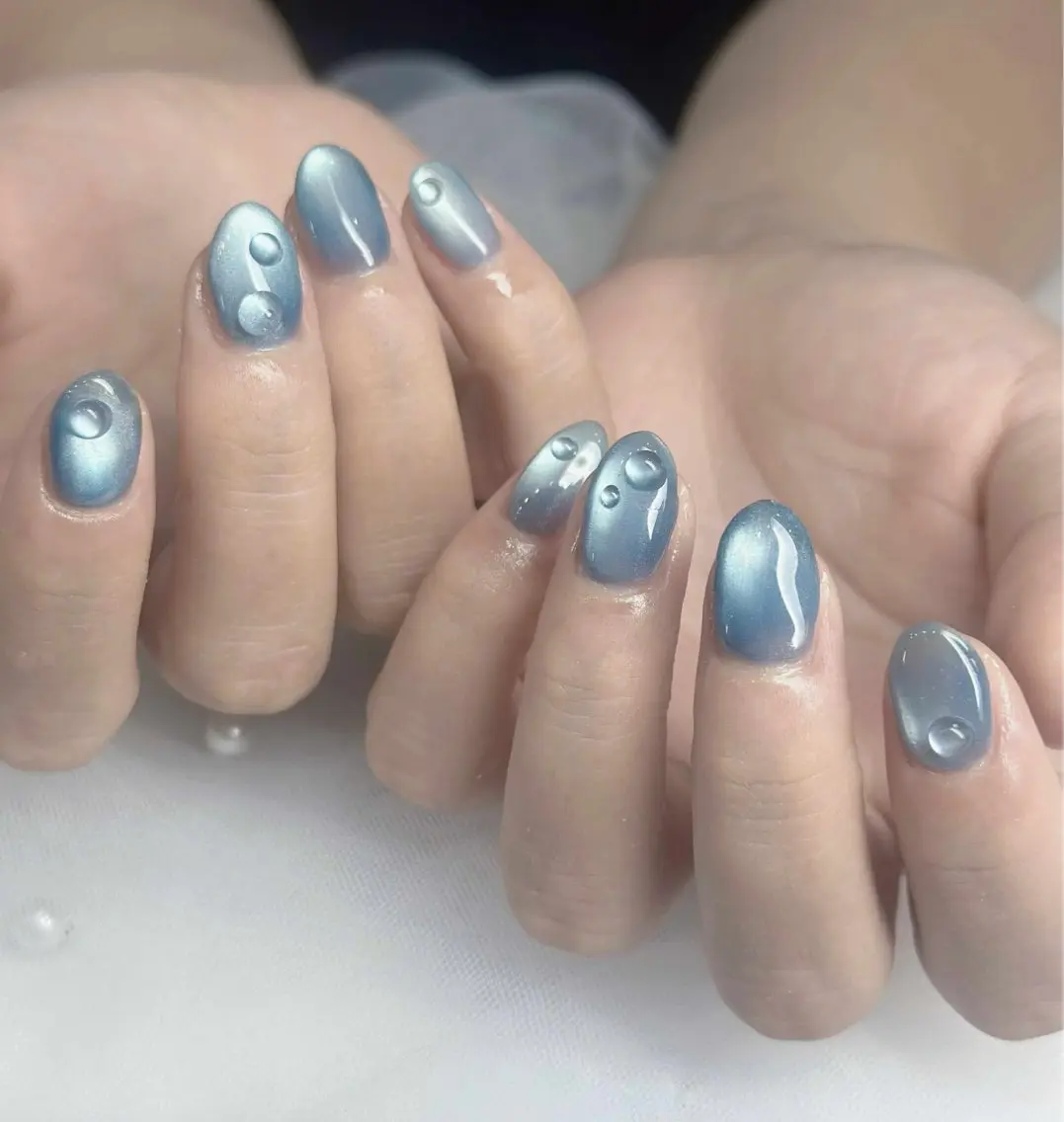 ネイル マグネットネイル sora ❄️のネイルデザイン
