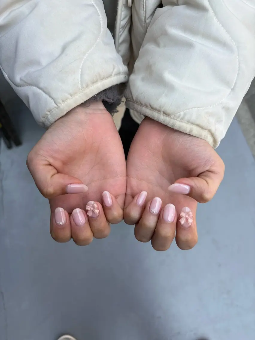 ネイル 持ち込み ワンカラーネイル IROHA NAIL Rinonのネイルデザイン