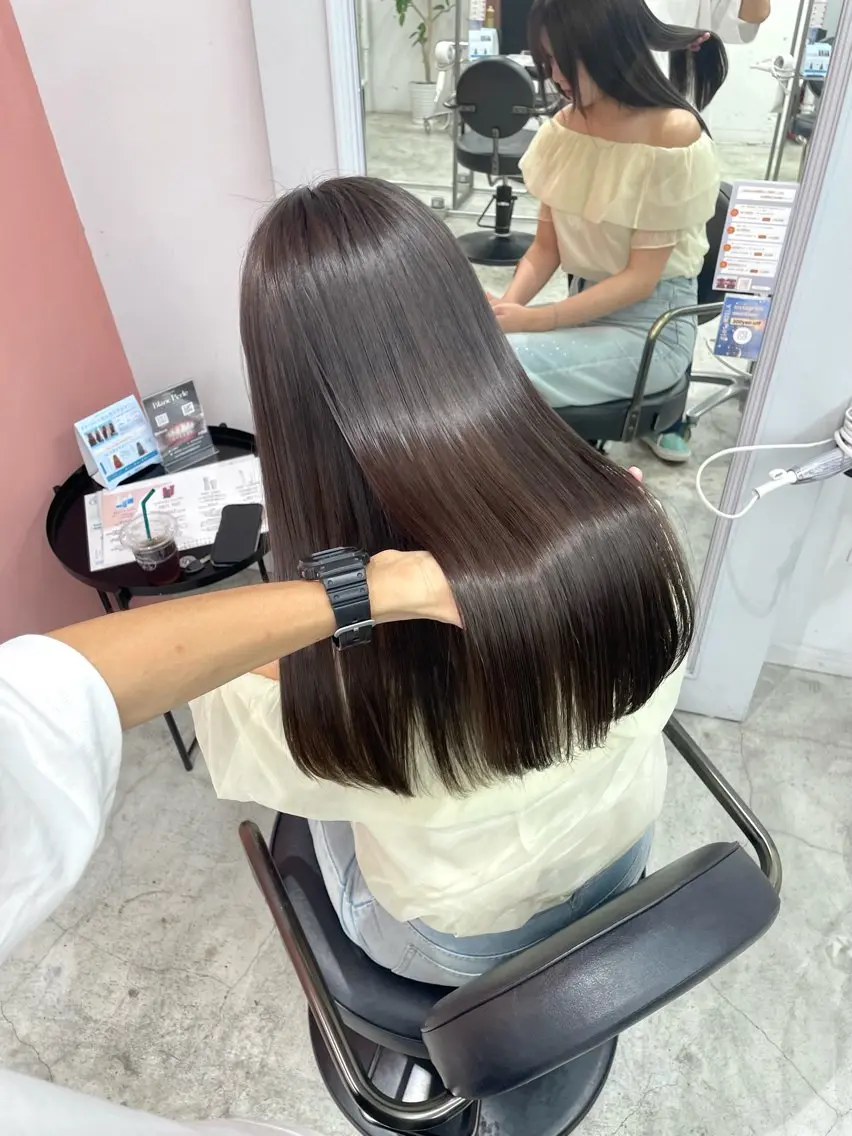 ロング カラー An 矯正モデル募集✨のヘアスタイル