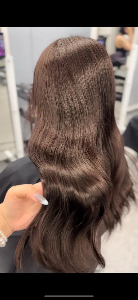 ロング カラー ヘアカラー ヘアセット 上品モテヘア🩶 karen🩶のヘアスタイル