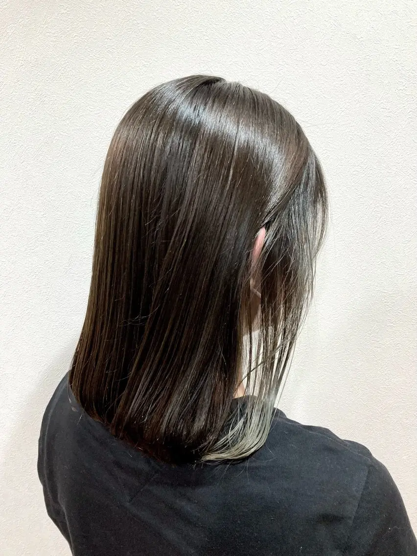 ミディアム Annon プライベートサロンのヘアスタイル