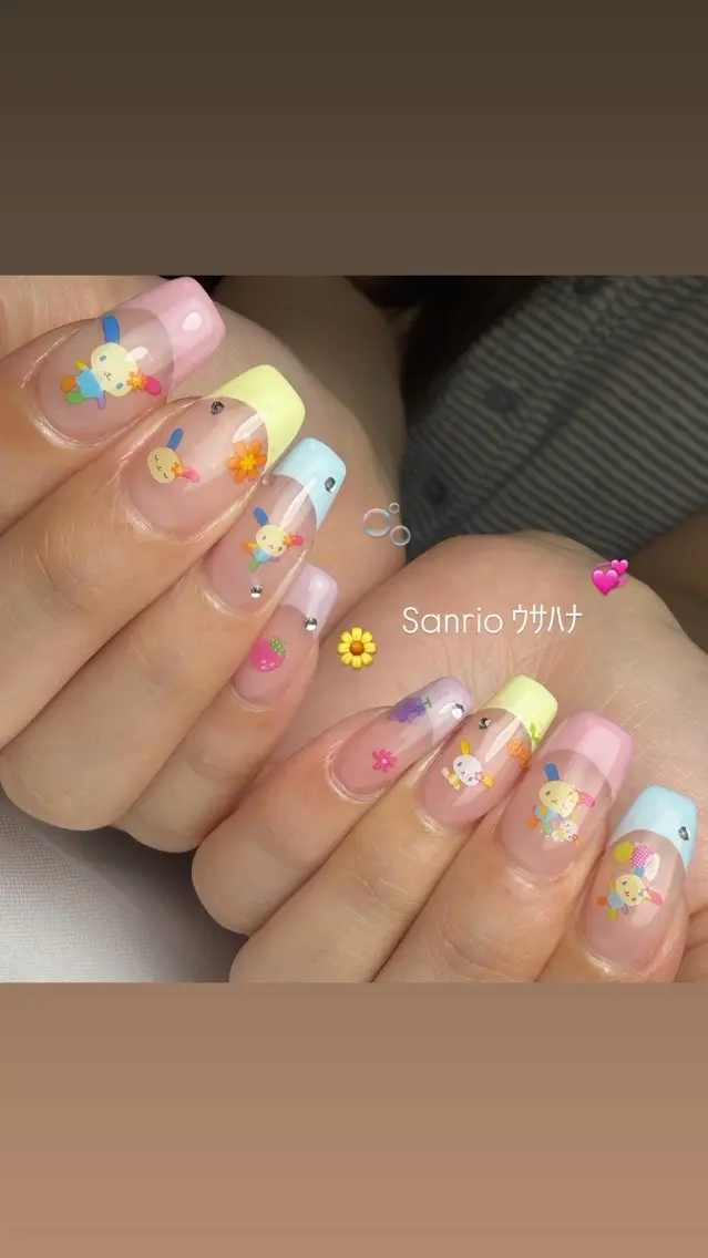 ネイル 持ち込み ニュアンスネイル シンプルネイル 春ネイル ハンドネイル 藤崎歩美 /自宅サロンのネイルデザイン