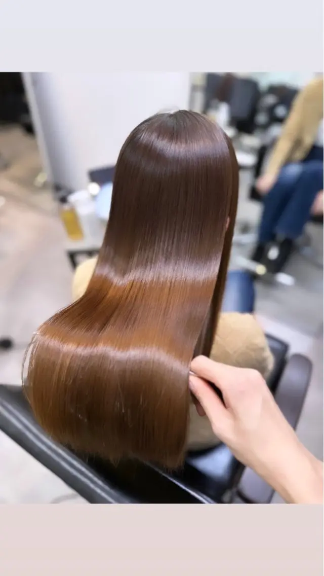 ロング カラー カット ヘアカラー トリートメント ブリーチ縮毛矯正/ 髪質改善/西野和裕のヘアスタイル