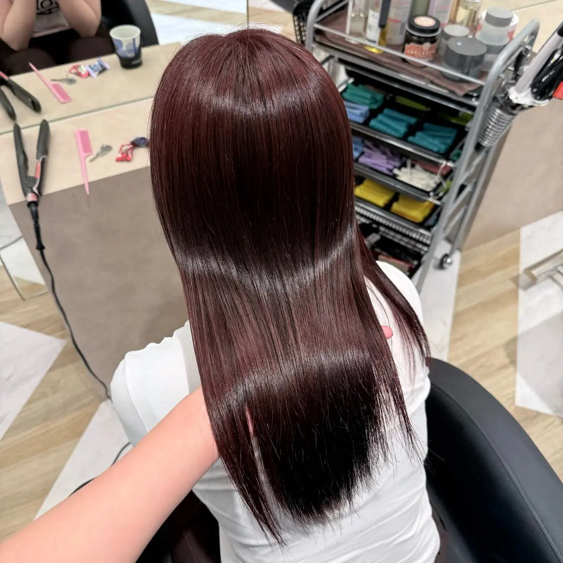 ロング カラー カット ヘアカラー EIGHT／ natsukiのヘアスタイル