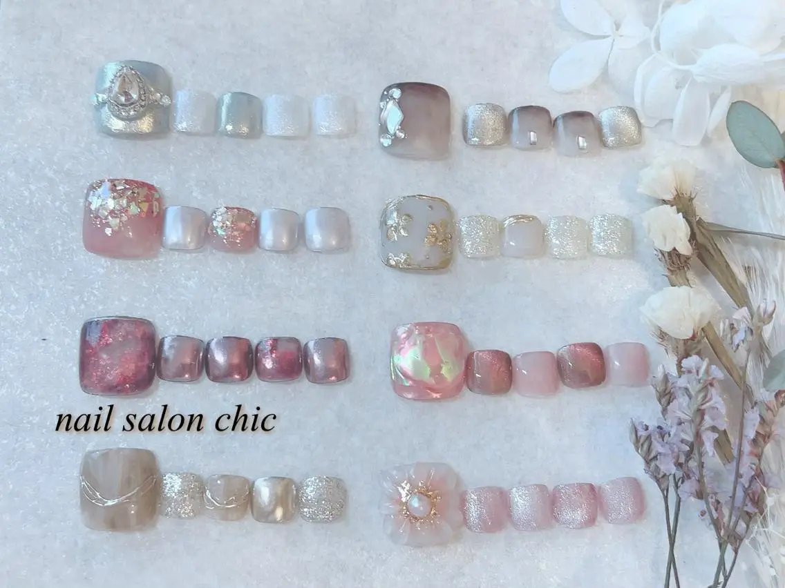 ネイル フットネイル nail salon chicのネイルデザイン