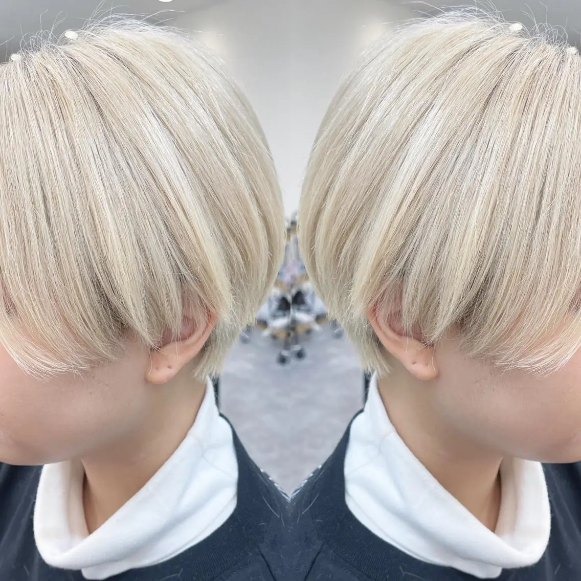 ショート ショートボブ ハンサムショート ボブ ショートヘア H (エイチ) 烏丸御池店のヘアスタイル