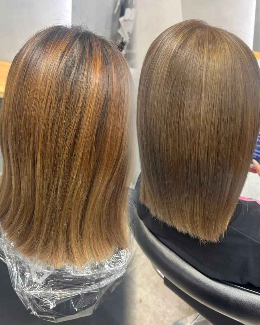 ミディアム 透明カラー✨️ みた ももかのヘアスタイル