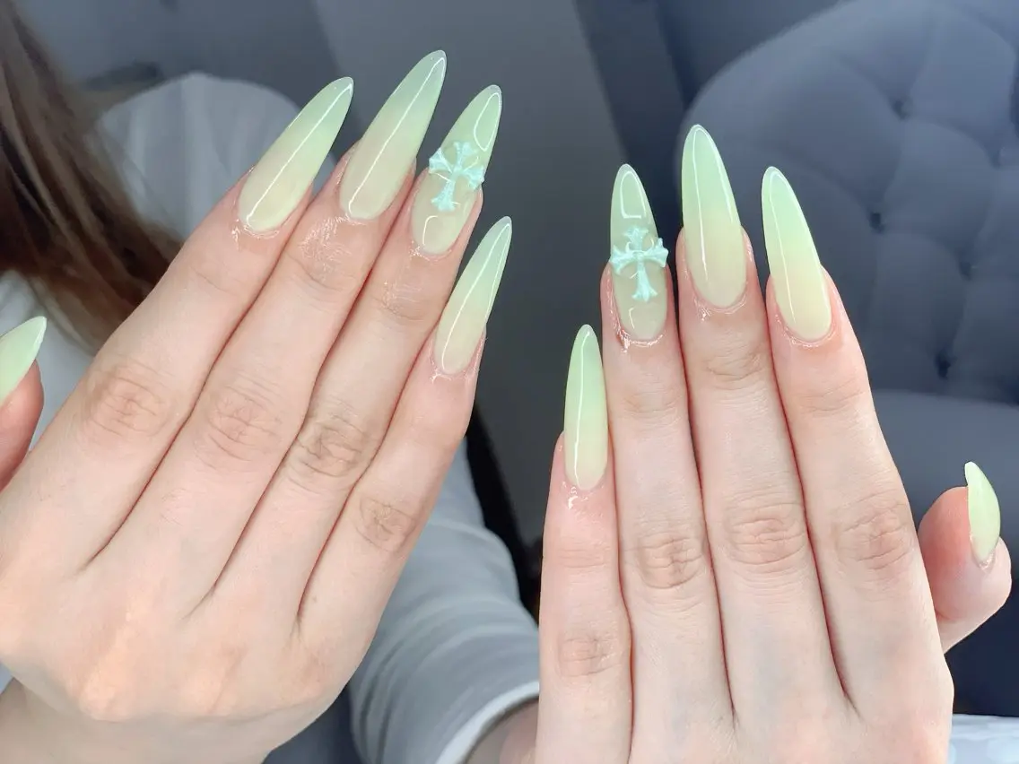 ネイル ジェルネイル 韓国ネイル ニュアンスネイル パラジェル ワンホンネイル Kaori Nailのネイルデザイン