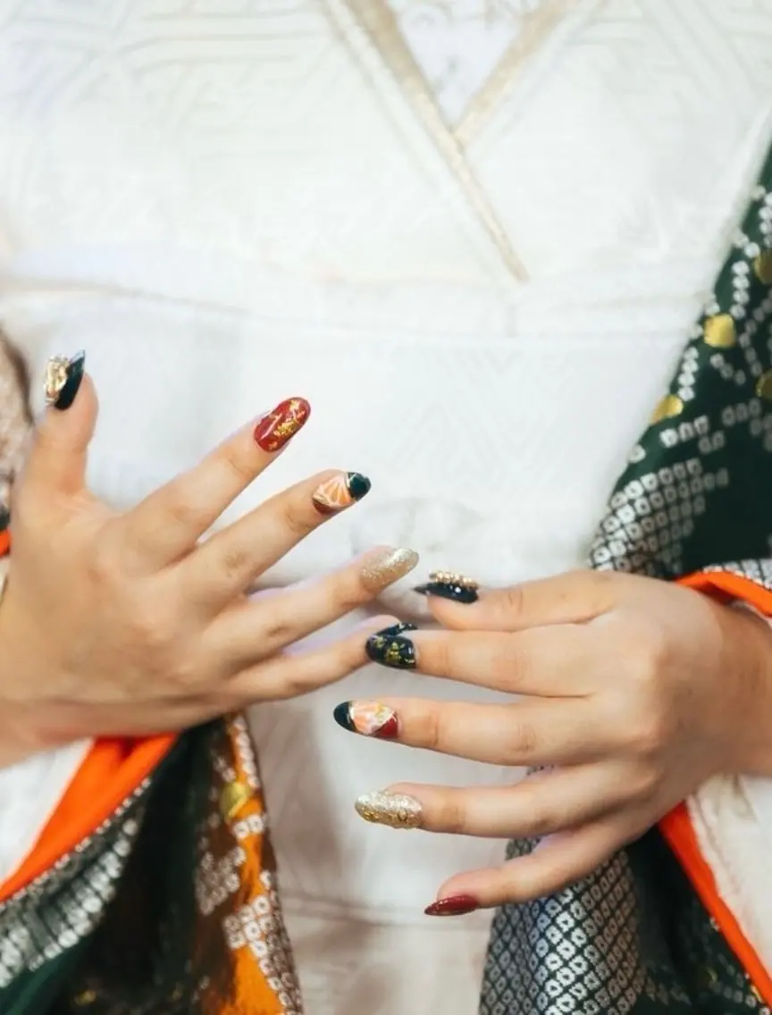 ネイル ブライダルネイル 住宅街のねいる屋さん R.G NAILのネイルデザイン