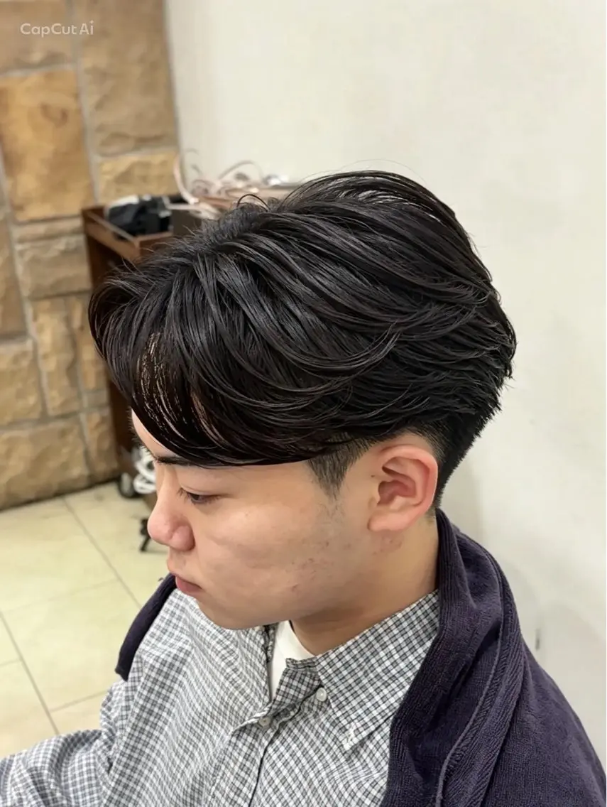 【限定価格‼️】　刈り上げセンターパート💇+トリートメント⭐️の写真