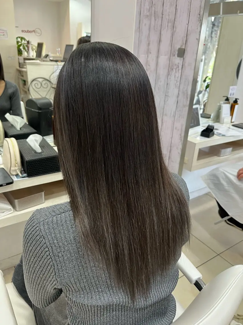 ロング カラー ハイライトカラー ハイライト ヘアカラー 🤎ベージュカラー/ 髪質改善/山岸🤎のヘアスタイル