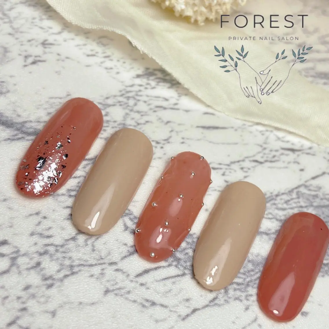 ネイル 白岡市篠津自宅 サロンForestのネイルデザイン