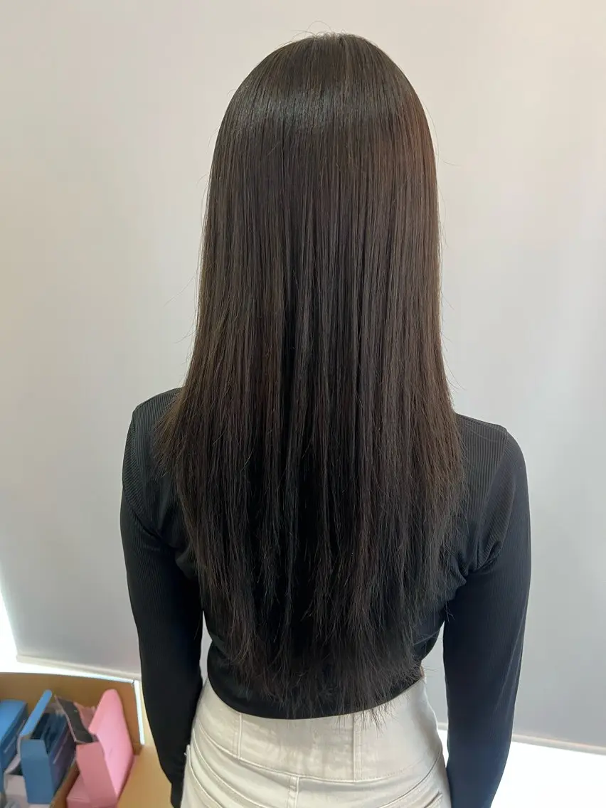 カラー グレージュ ヘアカラー Miyuu 『藤沢』のヘアスタイル