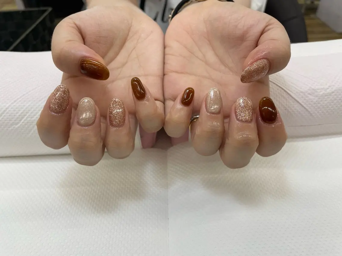ネイル ワンカラーネイル miya ❤️のネイルデザイン