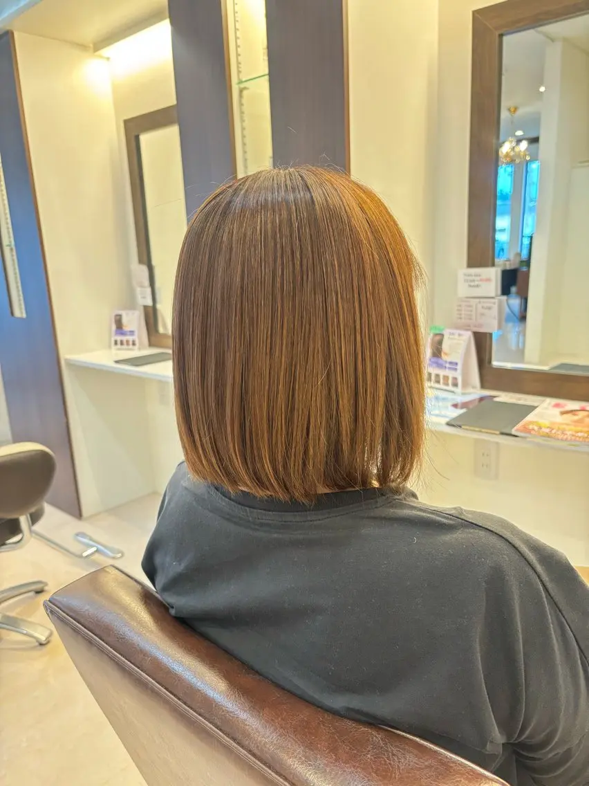 カラー ヘアカラー 山本 詩織のヘアスタイル