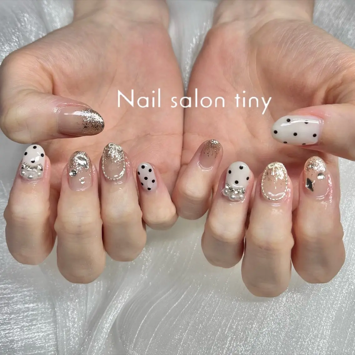ネイル Nail salon tiny🩵のネイルデザイン