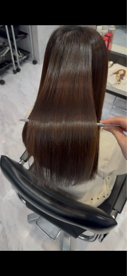ロング 蒼 純のヘアスタイル