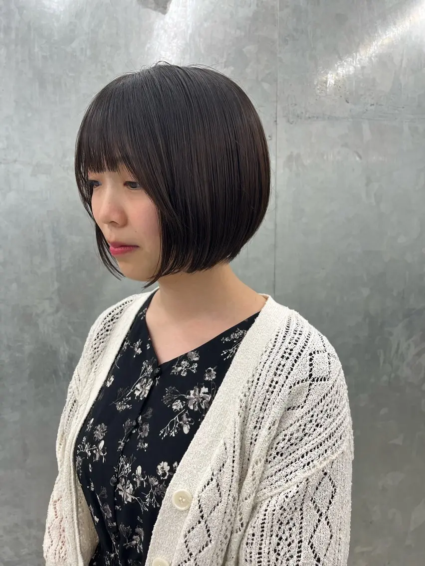 ショート ショートボブ ボブ ショートヘア 神作 汐里　江古田 /透明感カラー🌿のヘアスタイル