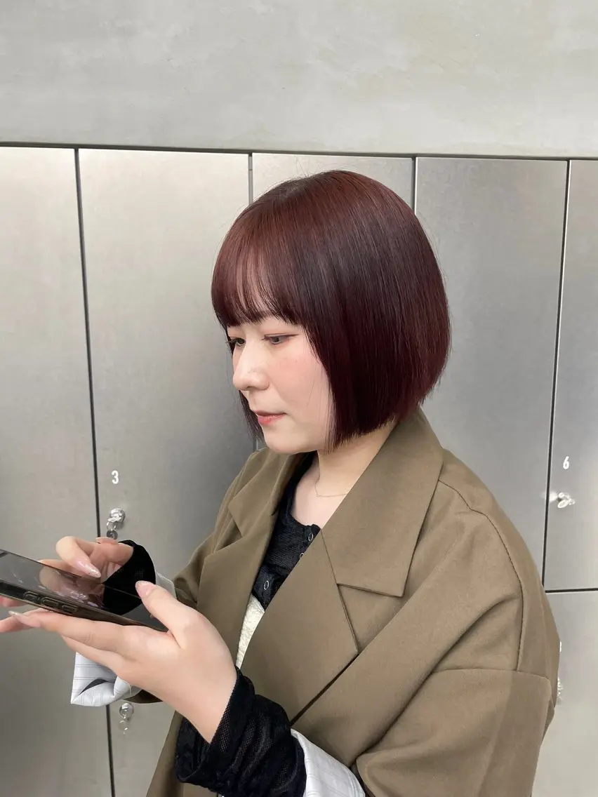 ボブカットの写真