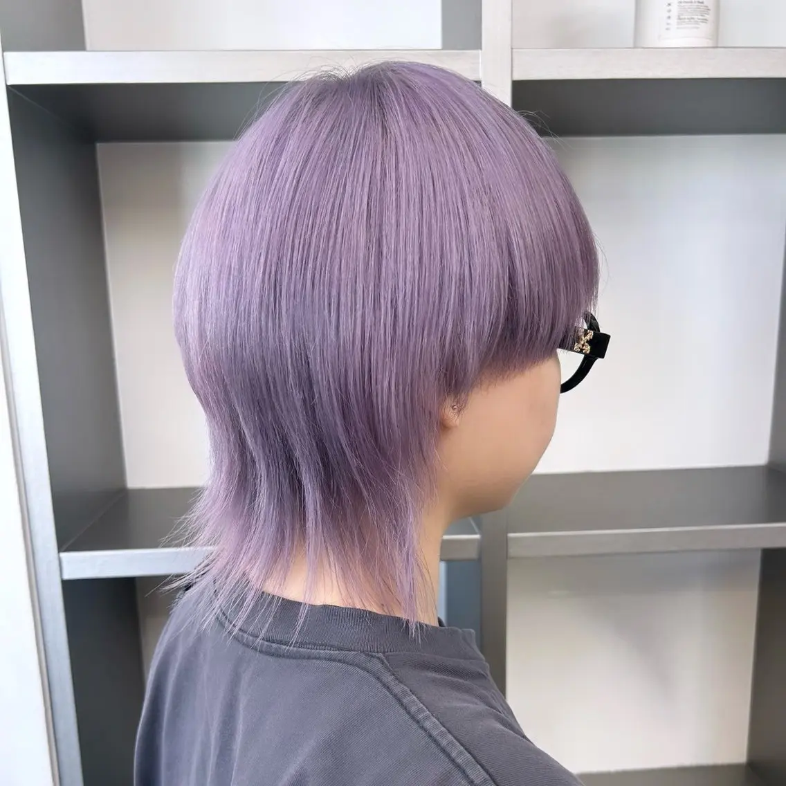 ショート ボブ エクステ 外国人風カラー 卒業式のヘアスタイル レイヤーカット ヘアカラー MiRI💜地毛級 エクステ✖似合わせ技のヘアスタイル