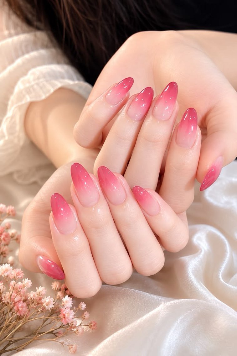 ネイル 長さ出し フレンチネイル グラデーション 韓国ネイル マグネットネイル ハンドネイル BT HEAVEN nailのネイルデザイン