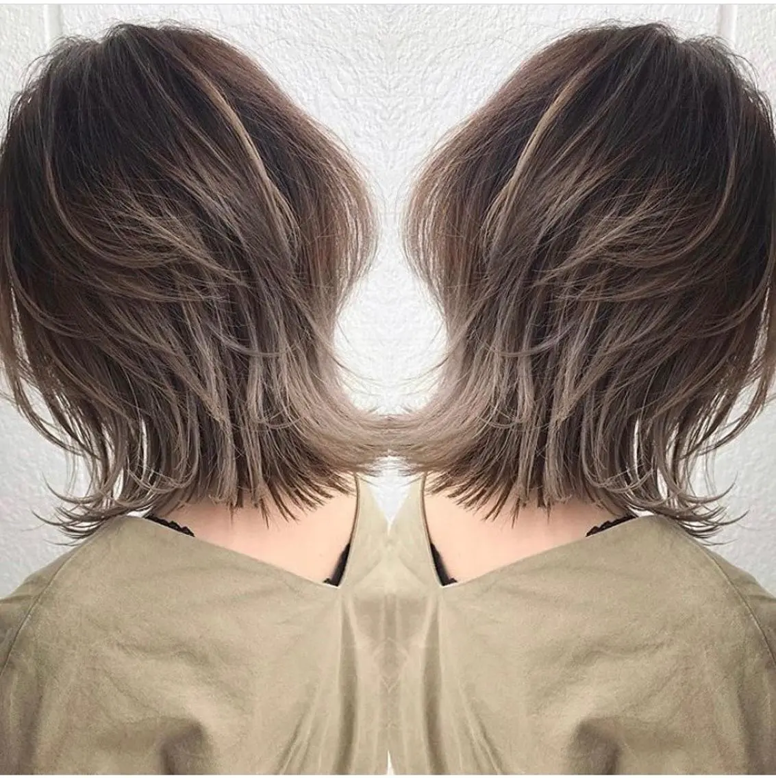 ミディアム 🍀ケアブリーチ カラー🍀坂井のヘアスタイル
