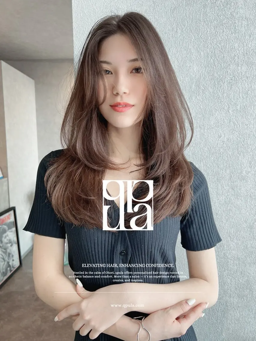 ロング カラー レイヤーカット 城慎太郎 大濠/大人ロングのヘアスタイル