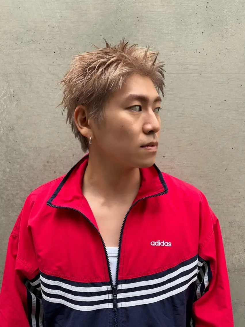 ショート メンズ ダブルカラー 小島千夏のヘアスタイル
