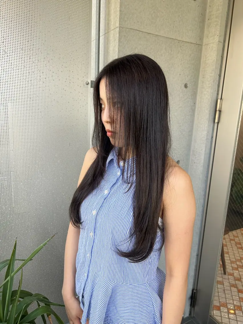 カラー 暖色・ 透明感カラー🩵めいのヘアスタイル