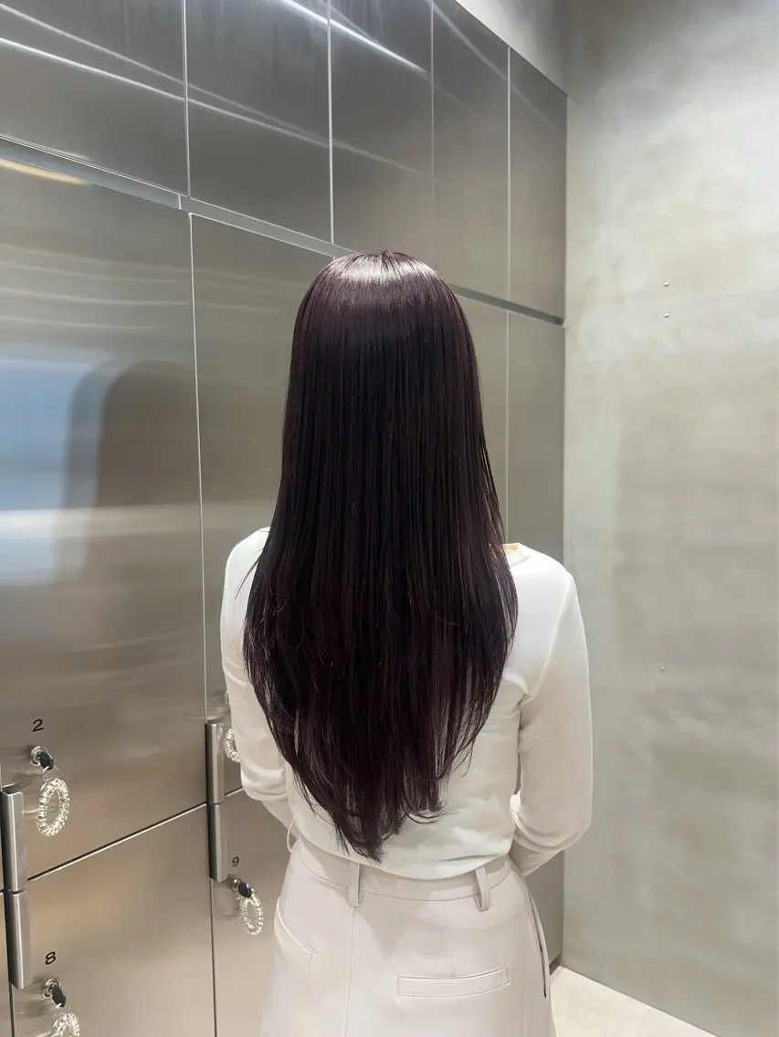 ロング ヘアカラー トリートメント 透明感カラー/伊藤 陸/soigneのヘアスタイル