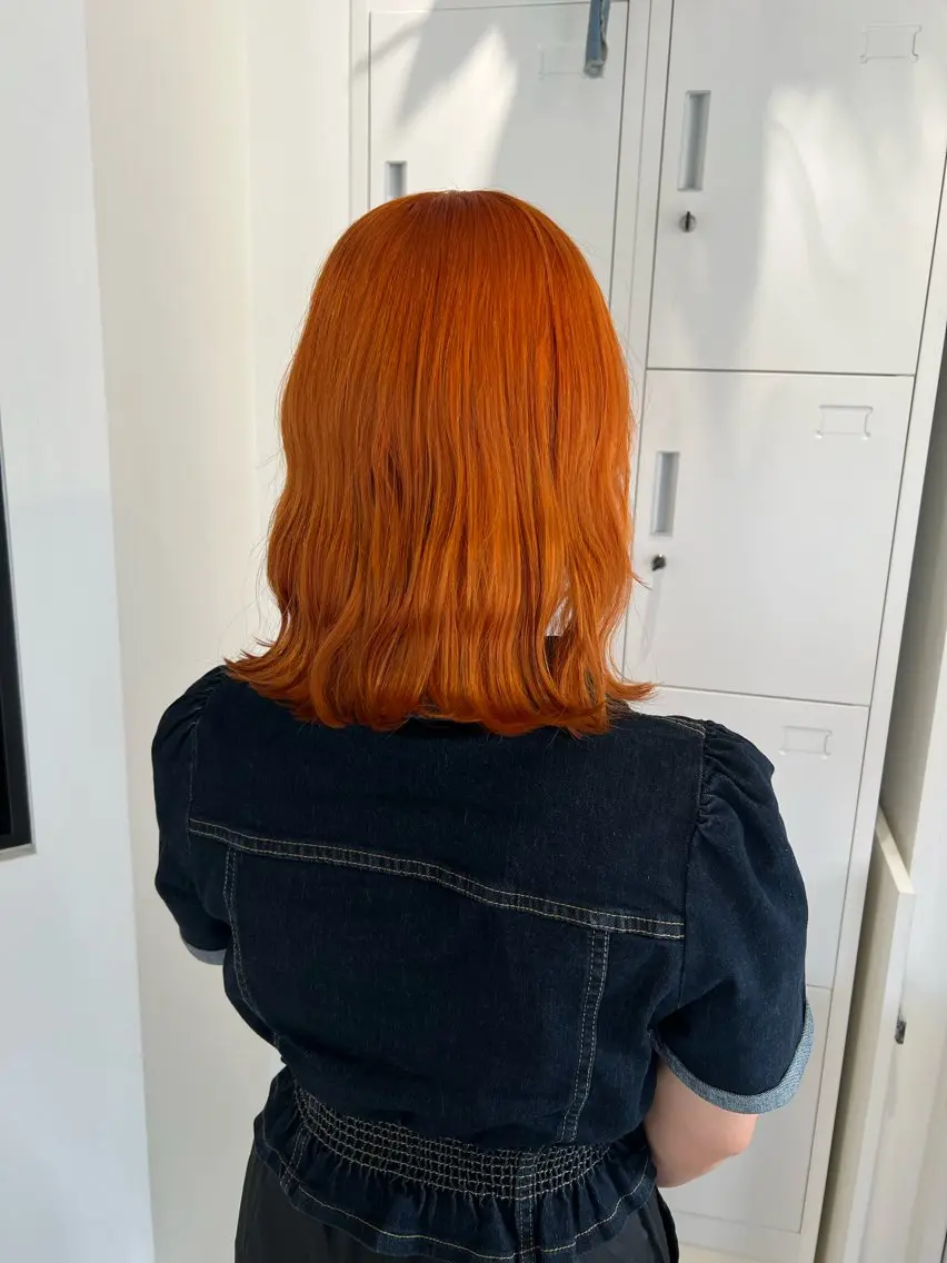 ミディアム カラー ヘアカラー 黒阪 なみのヘアスタイル