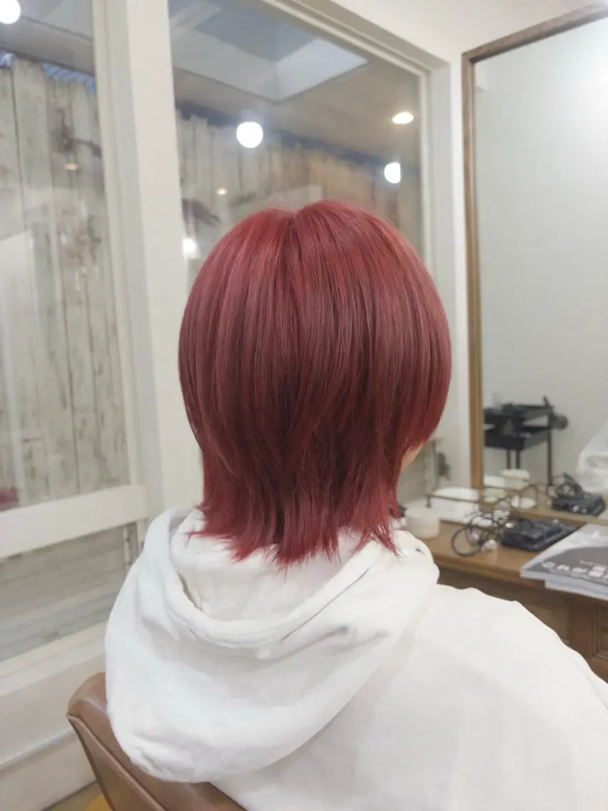 ミディアム カラー ヘアカラー トリートメント SHO 👻原宿 /艶カラーのヘアスタイル