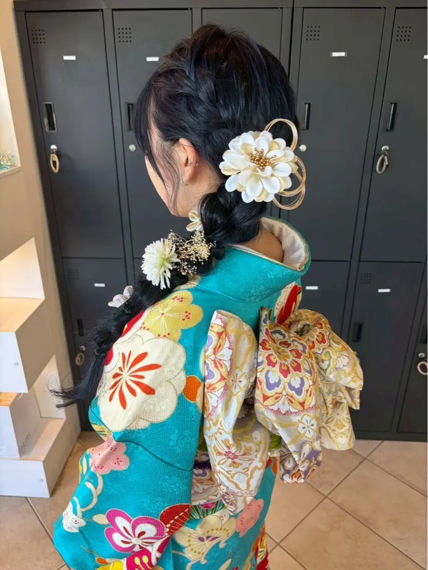 ヘアアレンジ 淵野辺カラーモデル 募集🌼畔上のヘアスタイル