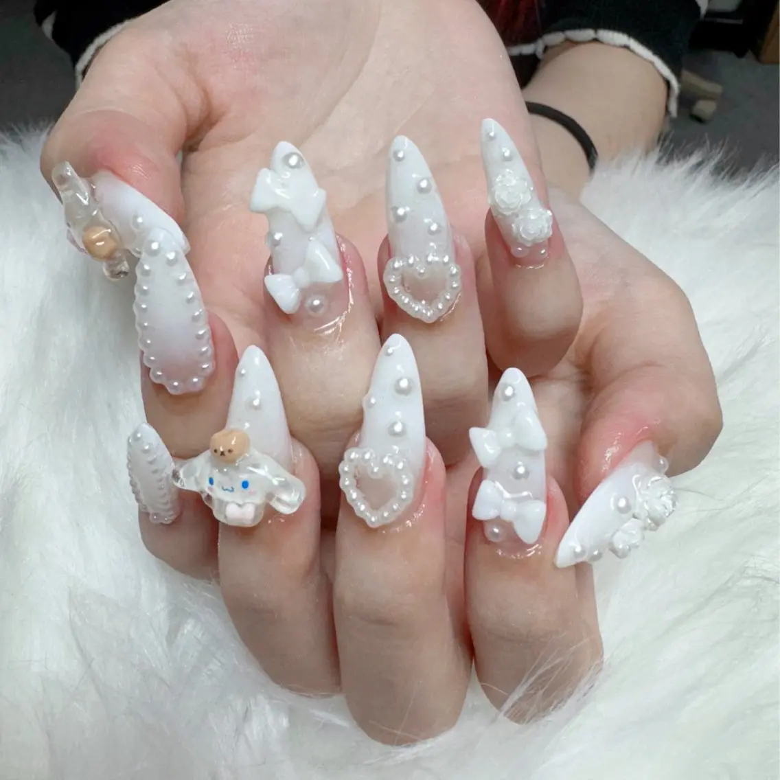 ネイル ハンドネイル 🎀nana🫧 ワンホンネイル🎀のネイルデザイン