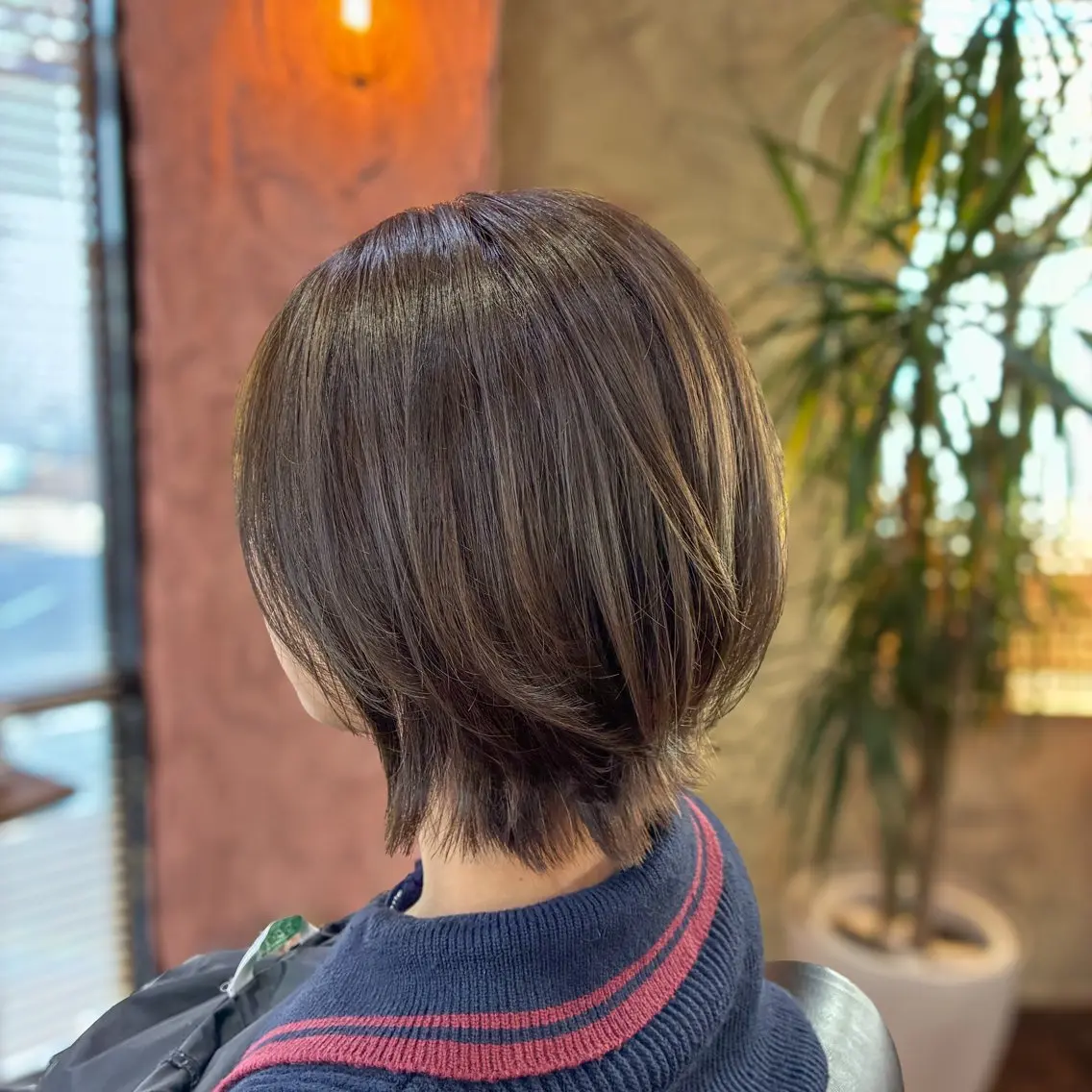 ショート カラー ショートボブ アッシュ アッシュブラウン ブラウンカラー 透明感カラー カット ヘアカラー 大人ショートボブ専門 /増田英二のヘアスタイル
