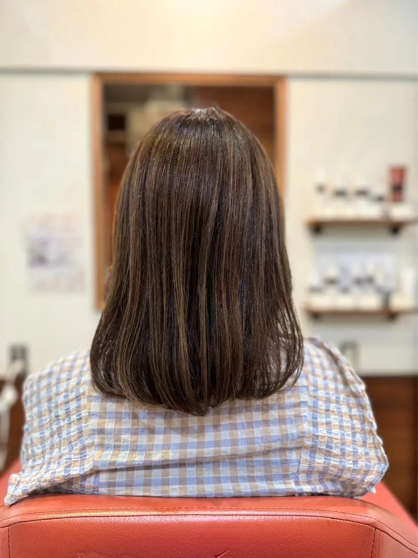 セミロング ボブ カット無料　カット モデル募集中　網谷のヘアスタイル