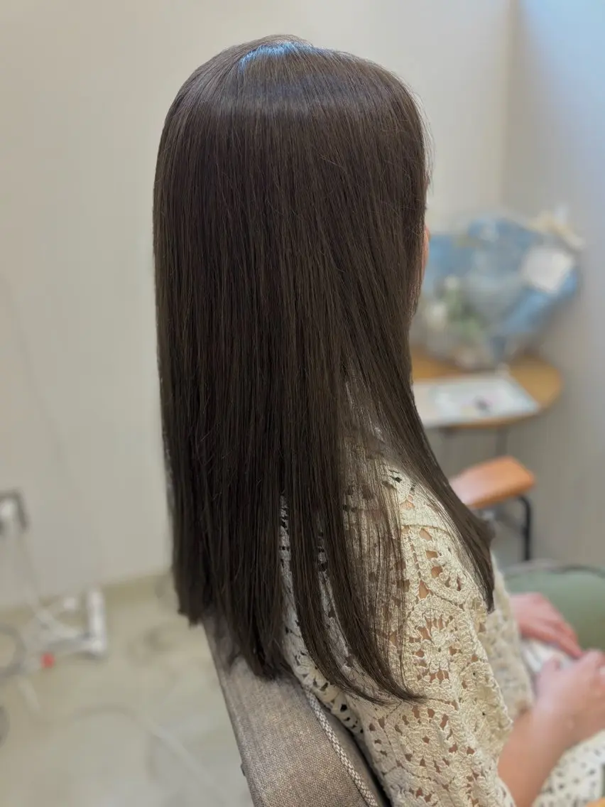 セミロング カット ヘアカラー トリートメント n1/4個室サロン/ 白髪ぼかし/MAMIのヘアスタイル