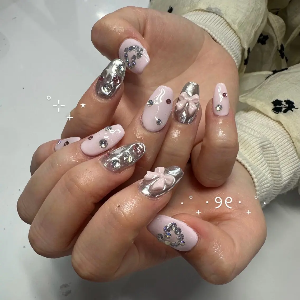ネイル ピンク ハンドネイル WOLTOKYO渋谷 yunaのネイルデザイン