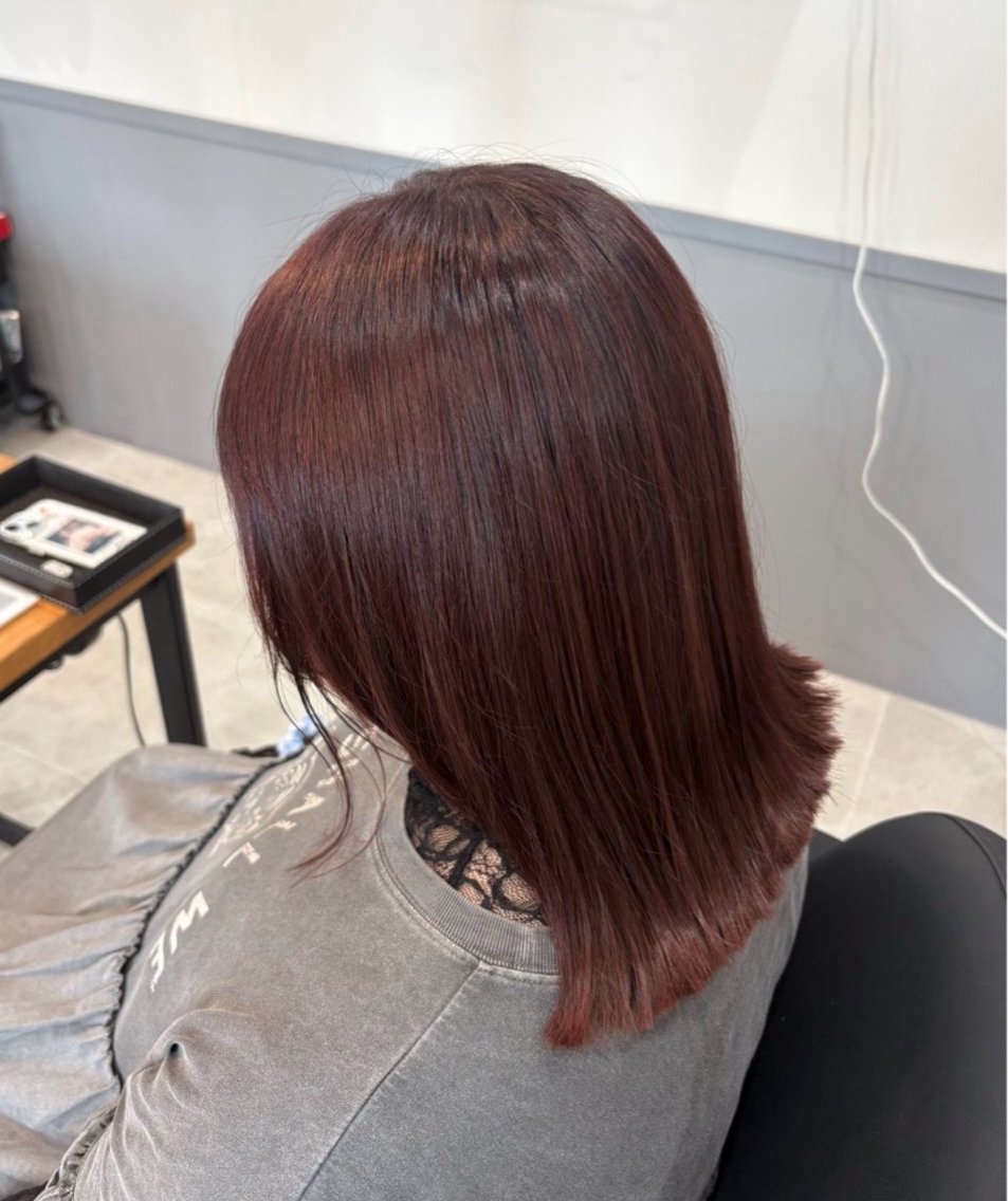 ミディアム 永井 美優のヘアスタイル