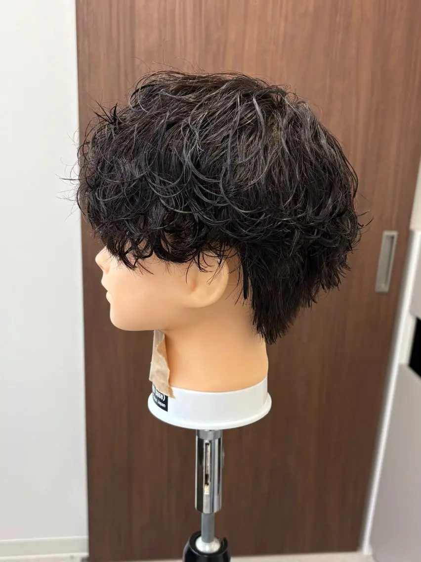 シャドーパーマの写真