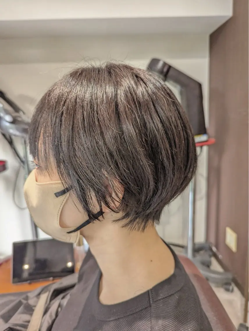 ショート カラー ショートボブ ボブ 髪質改善 ショートヘア お悩み改善 美容師✂鷲田竜也のヘアスタイル