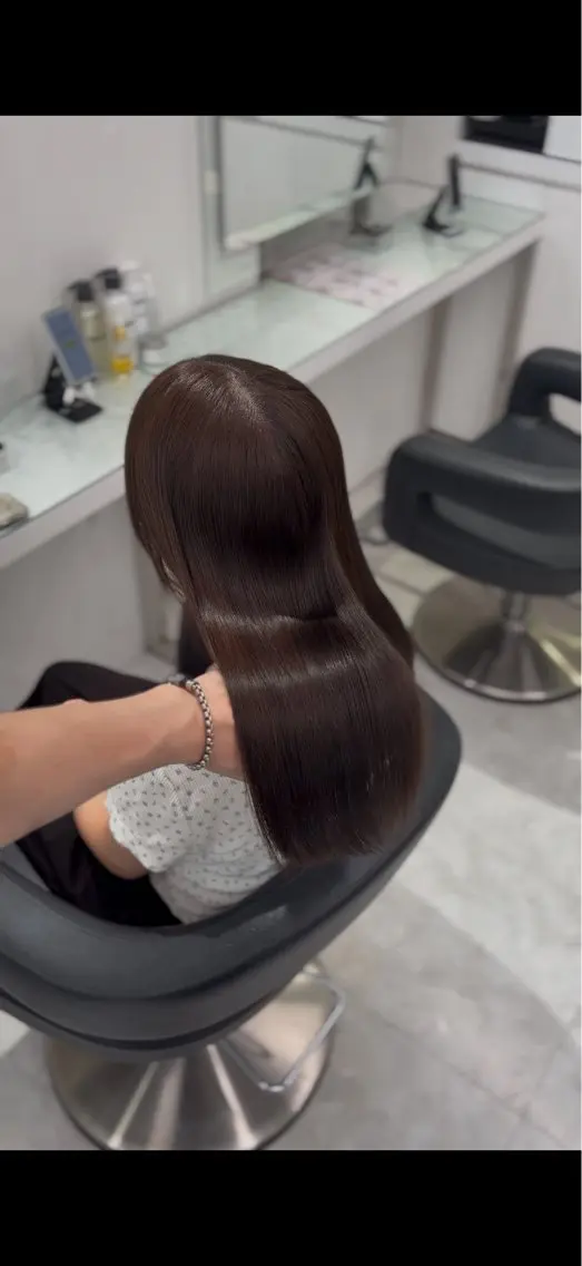 セミロング カラー カット ヘアカラー 透明感カラー/レイヤ ー🫧AZUSAのヘアスタイル